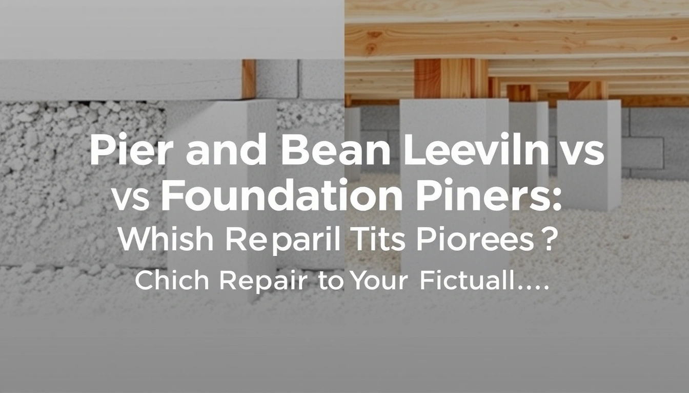 Pier and Beam Leveling vs Foundation Piers: Which Repair Fits the Problem?
