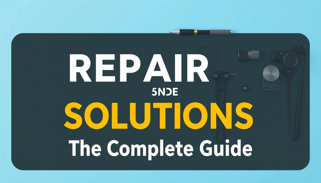 Repairs and Solutions — The Complete Guide
